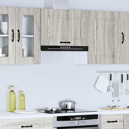 Kitchen Wall Cabinet Kalmar Grey Sonoma Engineered Wood