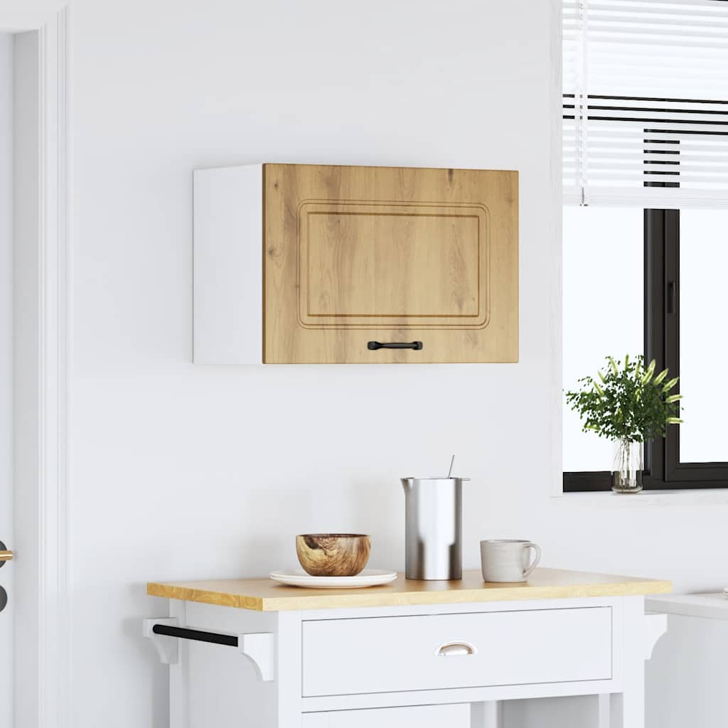 Kitchen Wall Cabinet Kalmar Artisan Oak Engineered Wood