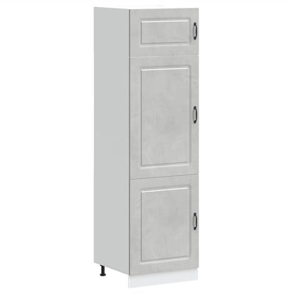 Kitchen Cupboard Kalmar Concrete Grey Engineered Wood