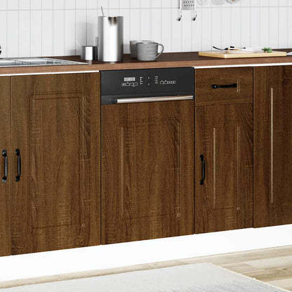 Dishwasher Panel Kalmar Brown Oak 45x1.5x67 cm Engineered Wood