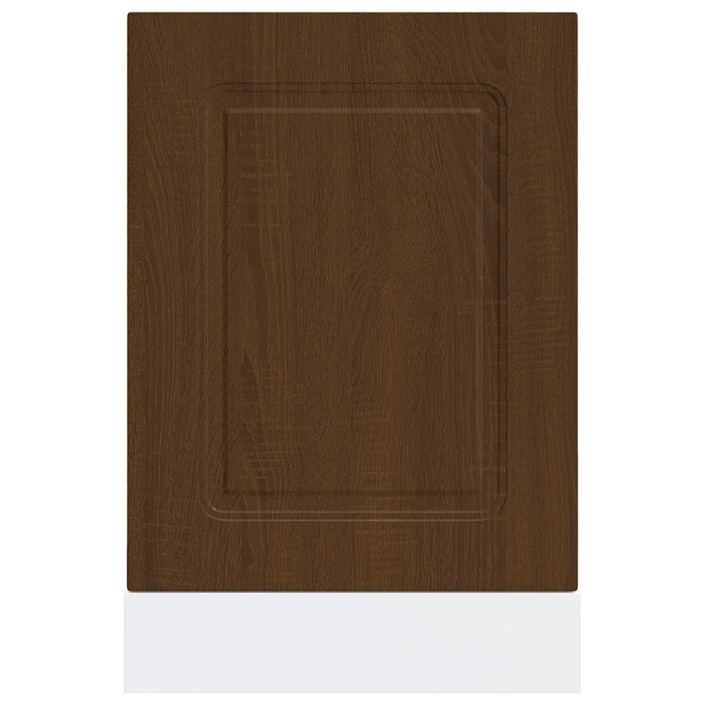 Dishwasher Panel Kalmar Brown Oak 45x1.5x67 cm Engineered Wood