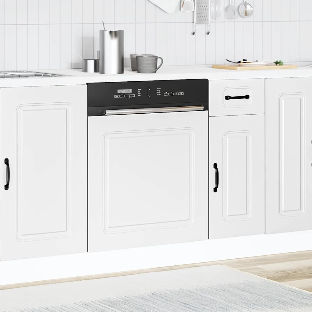 Dishwasher Panel Kalmar White 60x1.5x67 cm Engineered Wood