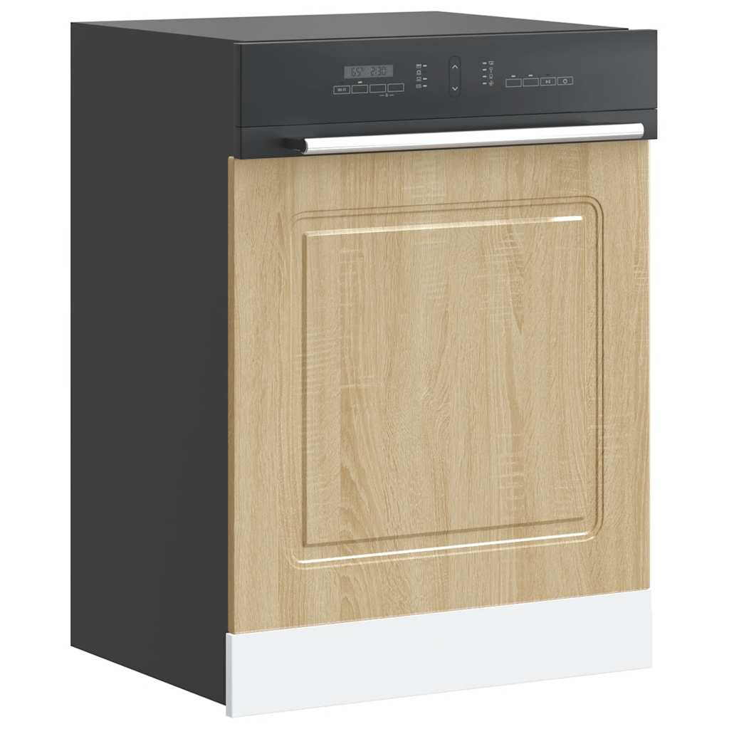 Dishwasher Panel Kalmar Sonoma Oak 60x1.5x67 cm Engineered Wood