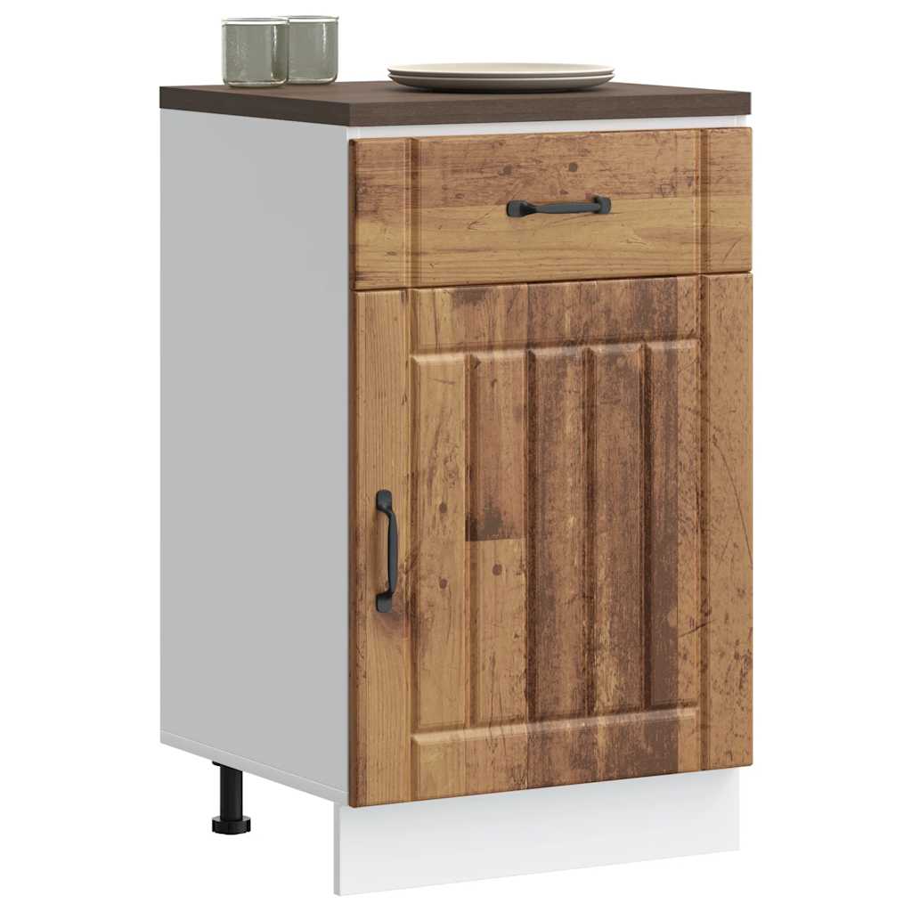 Kitchen Base Cabinet Lucca Old Wood Engineered Wood