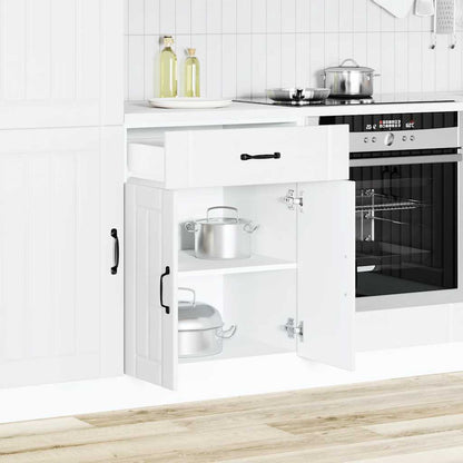 Kitchen Base Cabinet Lucca White Engineered Wood