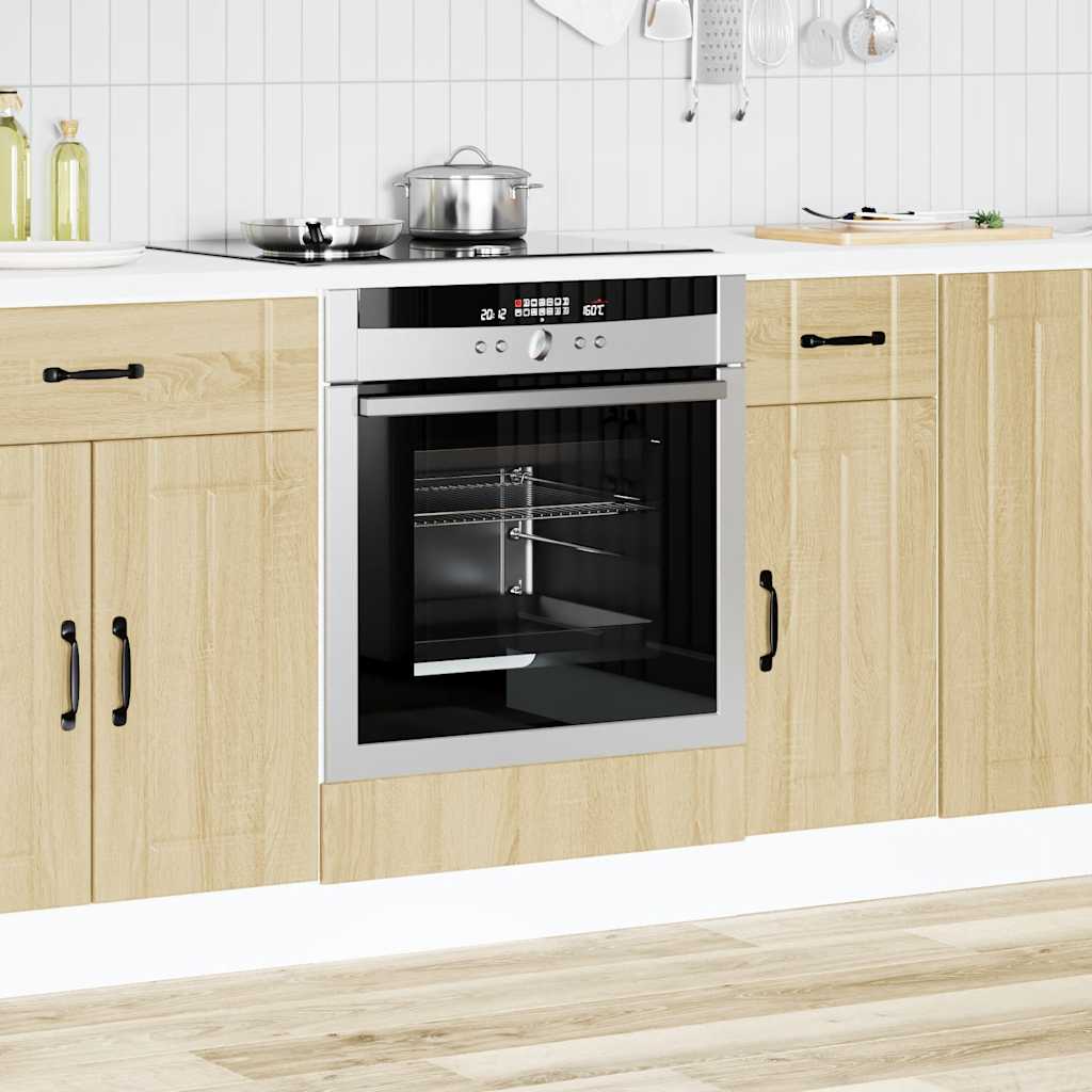 Oven Cabinet Lucca Sonoma Oak Engineered Wood