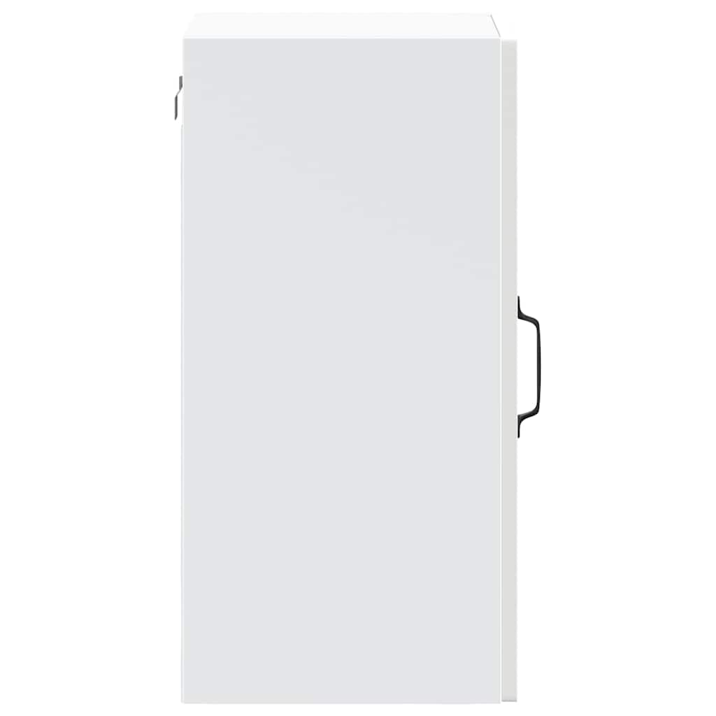 Kitchen Wall Cabinet with Glass Door Lucca White