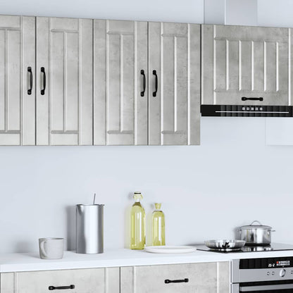 Kitchen Wall Cabinet Lucca Concrete Grey Engineered Wood