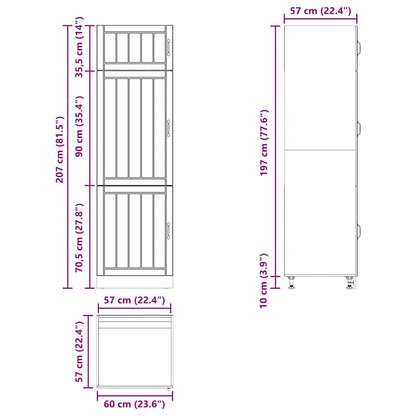 Kitchen Cupboard Lucca White Engineered Wood