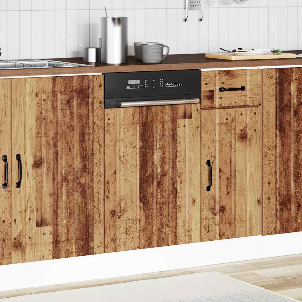 Dishwasher Panel Lucca Old Wood Engineered Wood