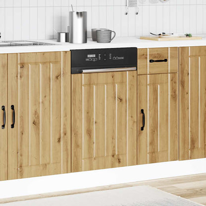 Dishwasher Panel Lucca Artisan Oak Engineered Wood