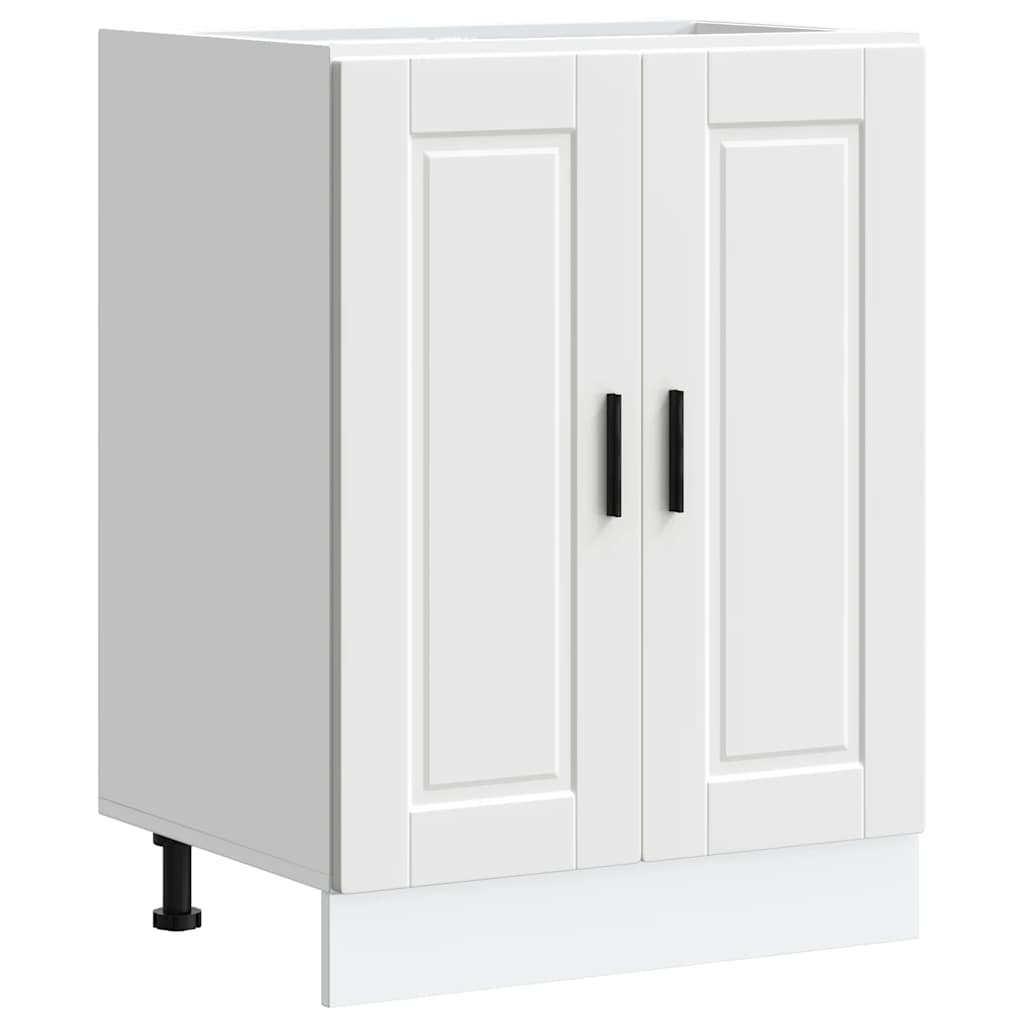 Kitchen Base Cabinet Porto White Engineered Wood