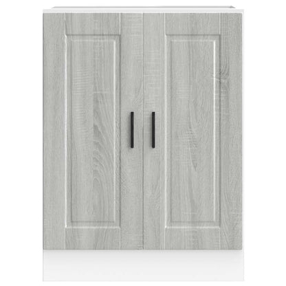 Kitchen Base Cabinet Porto Grey Sonoma Engineered Wood