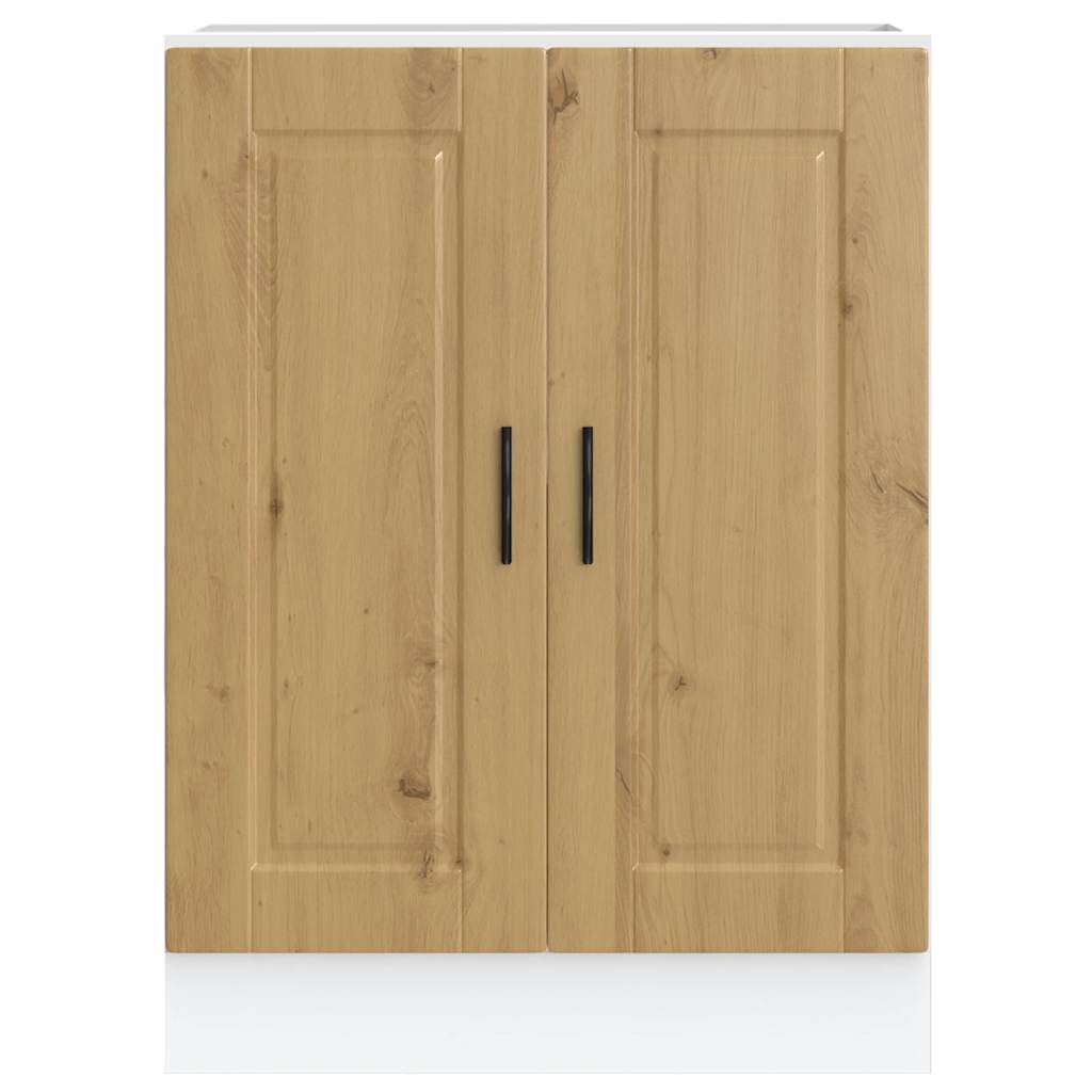 Kitchen Base Cabinet Porto Artisan Oak Engineered Wood