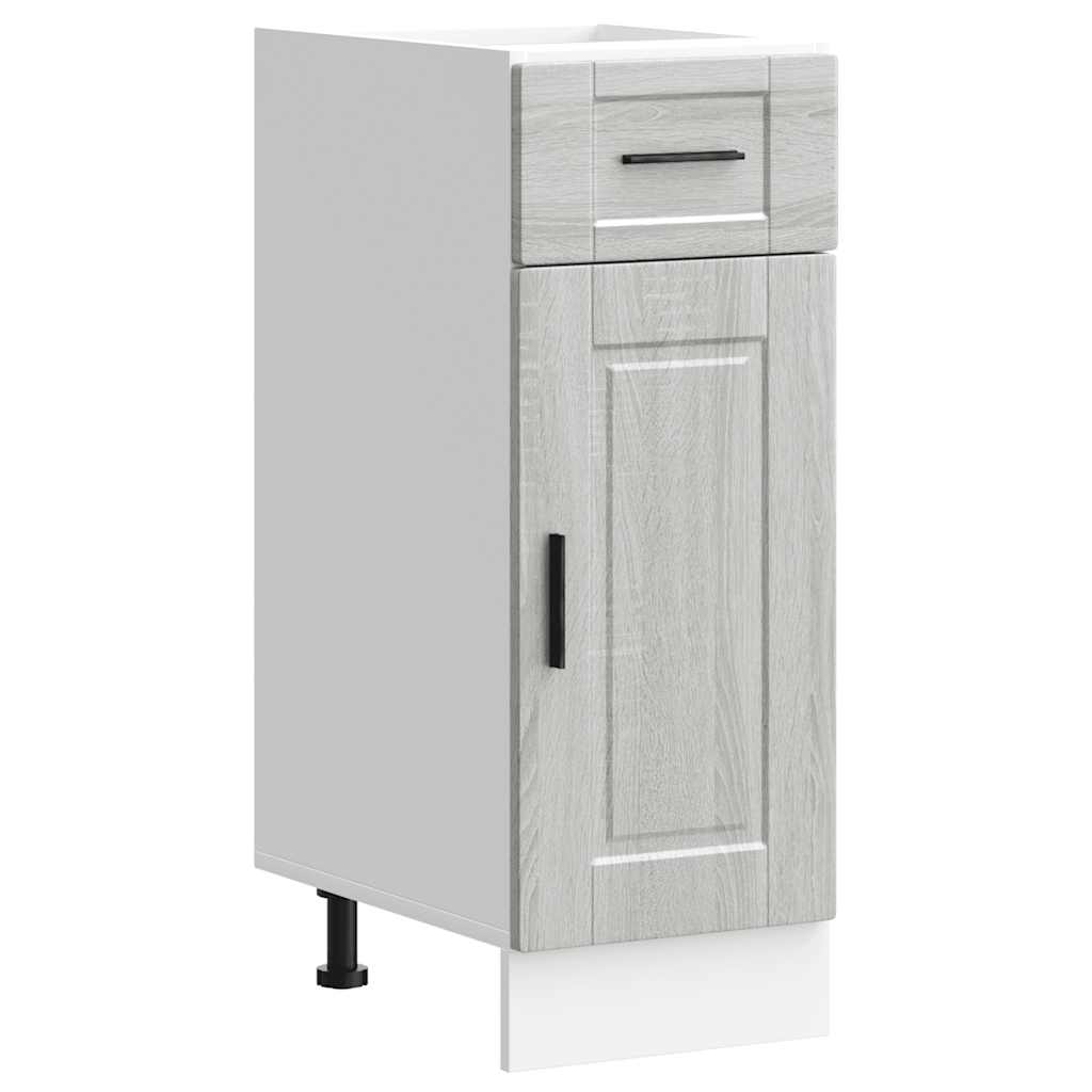 Kitchen Base Cabinet Porto Grey Sonoma Engineered Wood