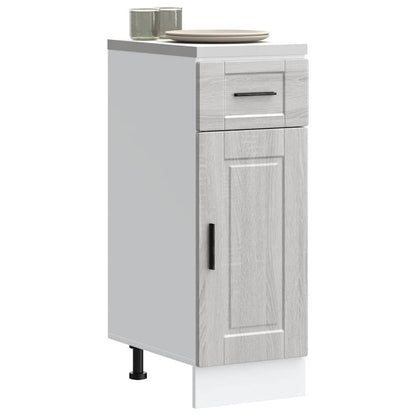 Kitchen Base Cabinet Porto Grey Sonoma Engineered Wood