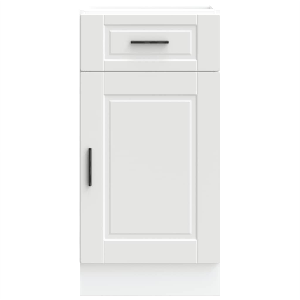 Kitchen Base Cabinet Porto White Engineered Wood