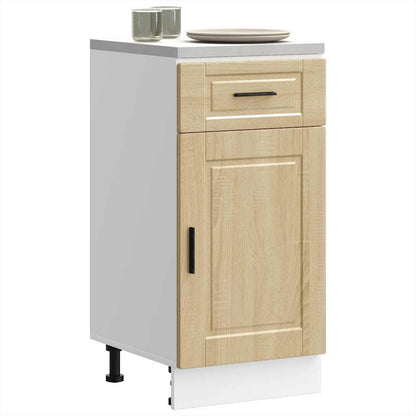 Kitchen Base Cabinet Porto Sonoma Oak Engineered Wood