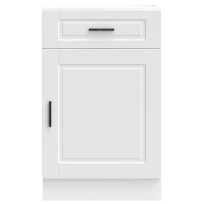 Kitchen Base Cabinet Porto White Engineered Wood