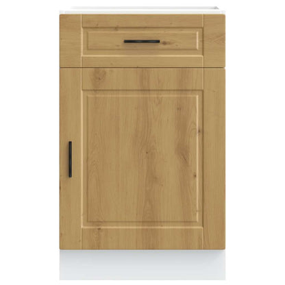 Kitchen Base Cabinet Porto Artisan Oak Engineered Wood