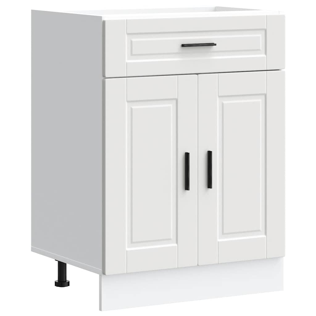 Kitchen Base Cabinet Porto White Engineered Wood