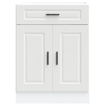 Kitchen Base Cabinet Porto White Engineered Wood