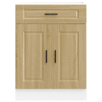 Kitchen Base Cabinet Porto Sonoma Oak Engineered Wood