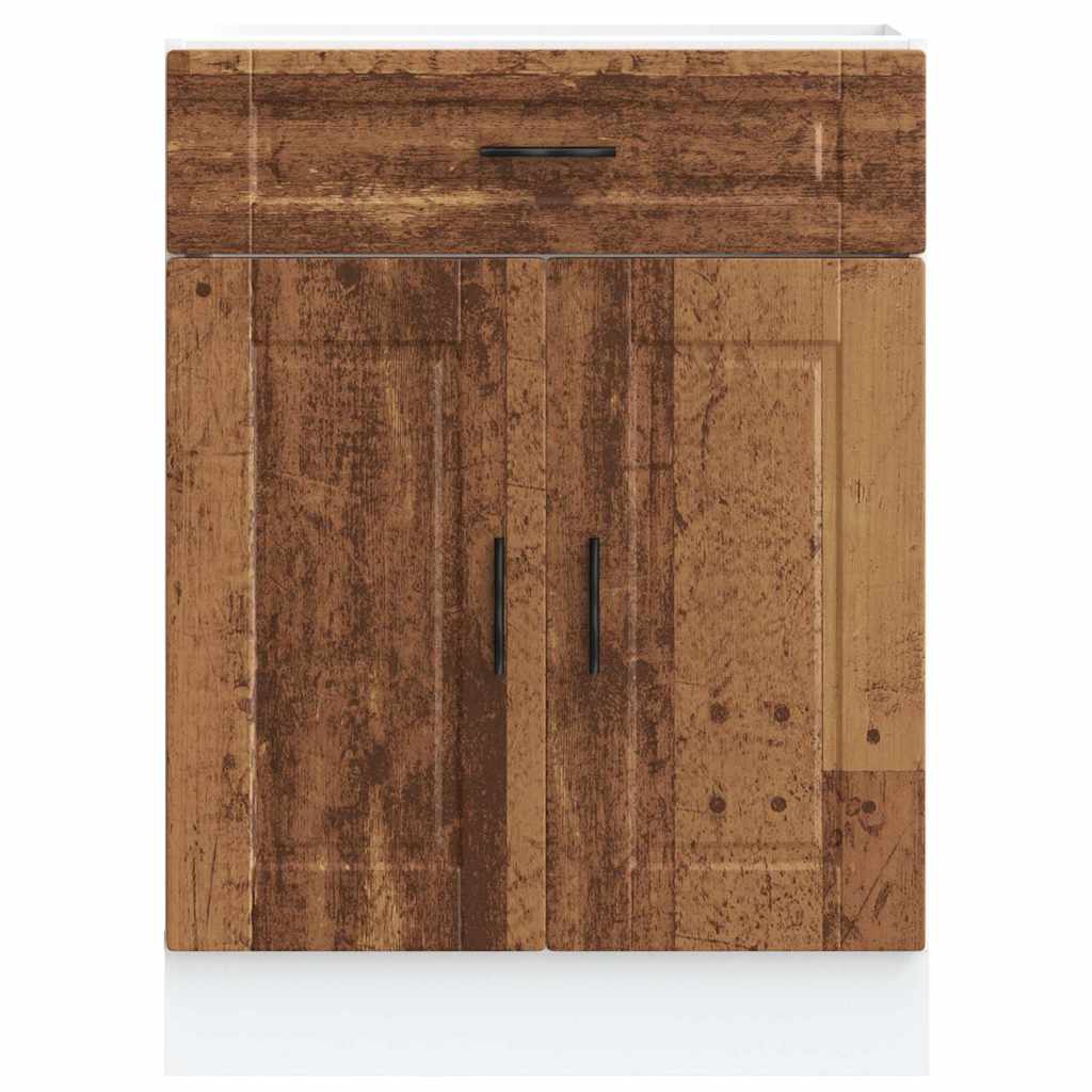 Kitchen Base Cabinet Porto Old Wood Engineered Wood