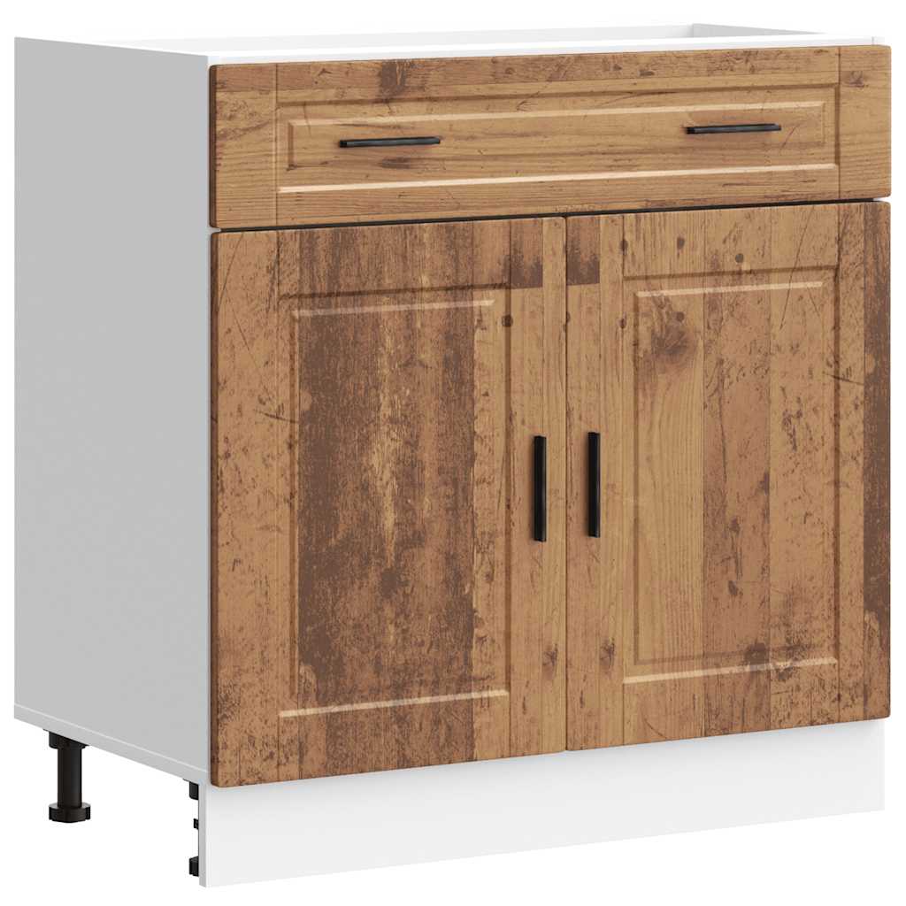 Kitchen Base Cabinet Porto Old Wood Engineered Wood