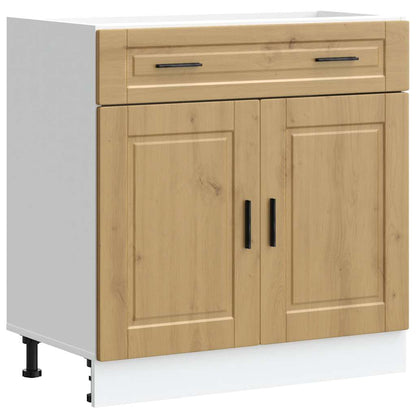 Kitchen Base Cabinet Porto Artisan Oak Engineered Wood