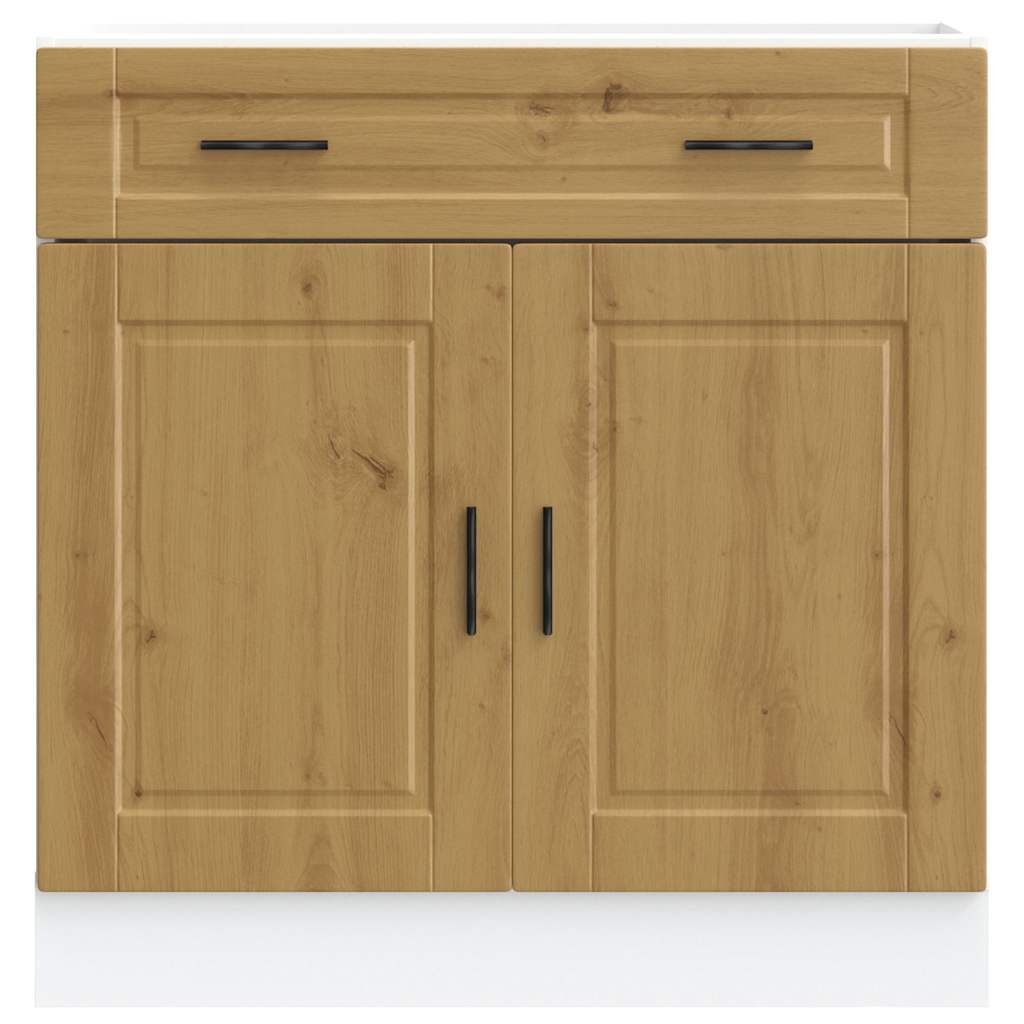 Kitchen Base Cabinet Porto Artisan Oak Engineered Wood