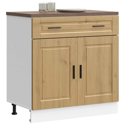 Kitchen Base Cabinet Porto Artisan Oak Engineered Wood