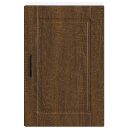 Kitchen Wall Cabinet Porto Brown Oak Engineered Wood