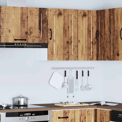 Kitchen Wall Cabinet Porto Old Wood Engineered Wood