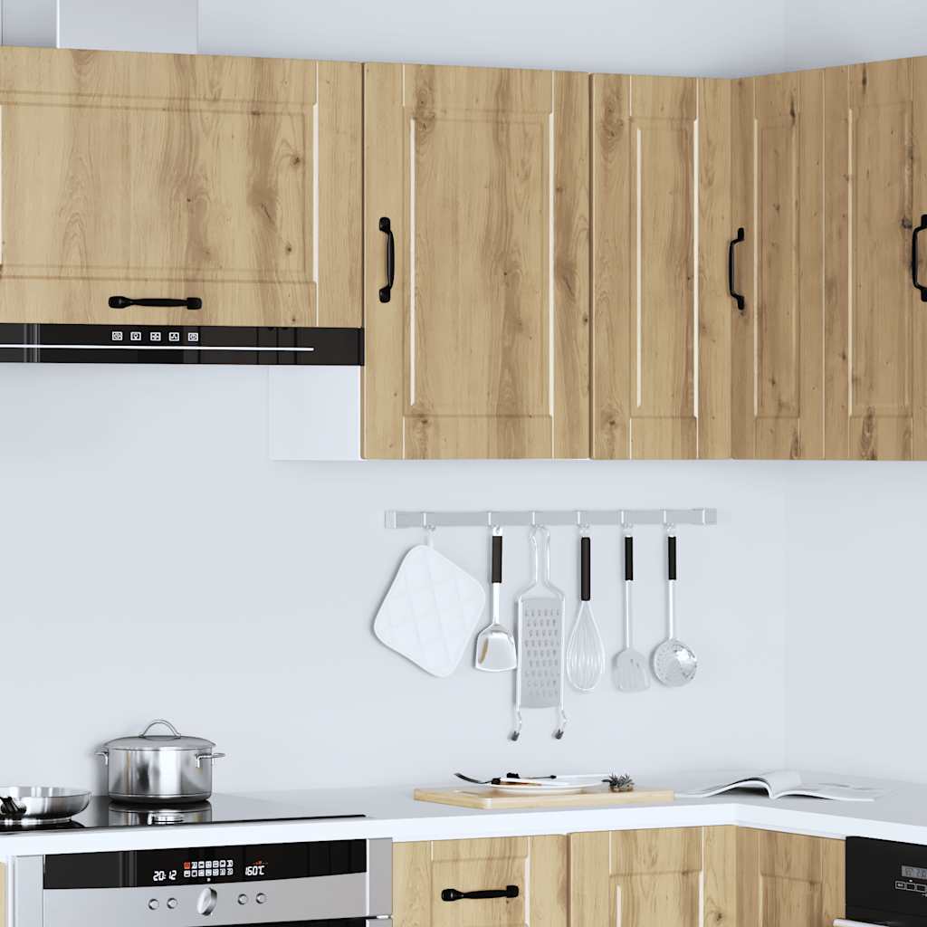 Kitchen Wall Cabinet Porto Artisan Oak Engineered Wood