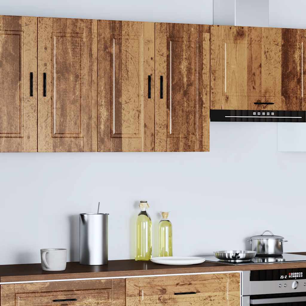 Kitchen Wall Cabinet Porto Old Wood Engineered Wood