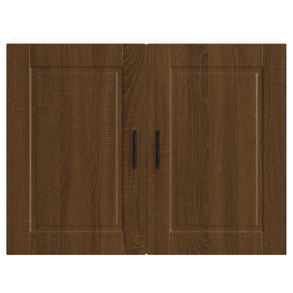 Kitchen Wall Cabinet Porto Brown Oak Engineered Wood