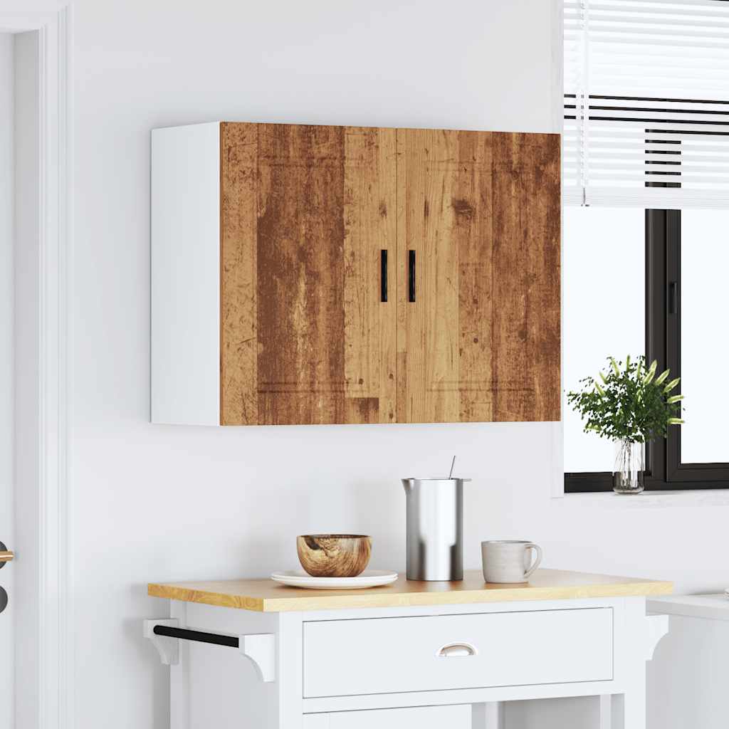 Kitchen Wall Cabinet Porto Old Wood Engineered Wood