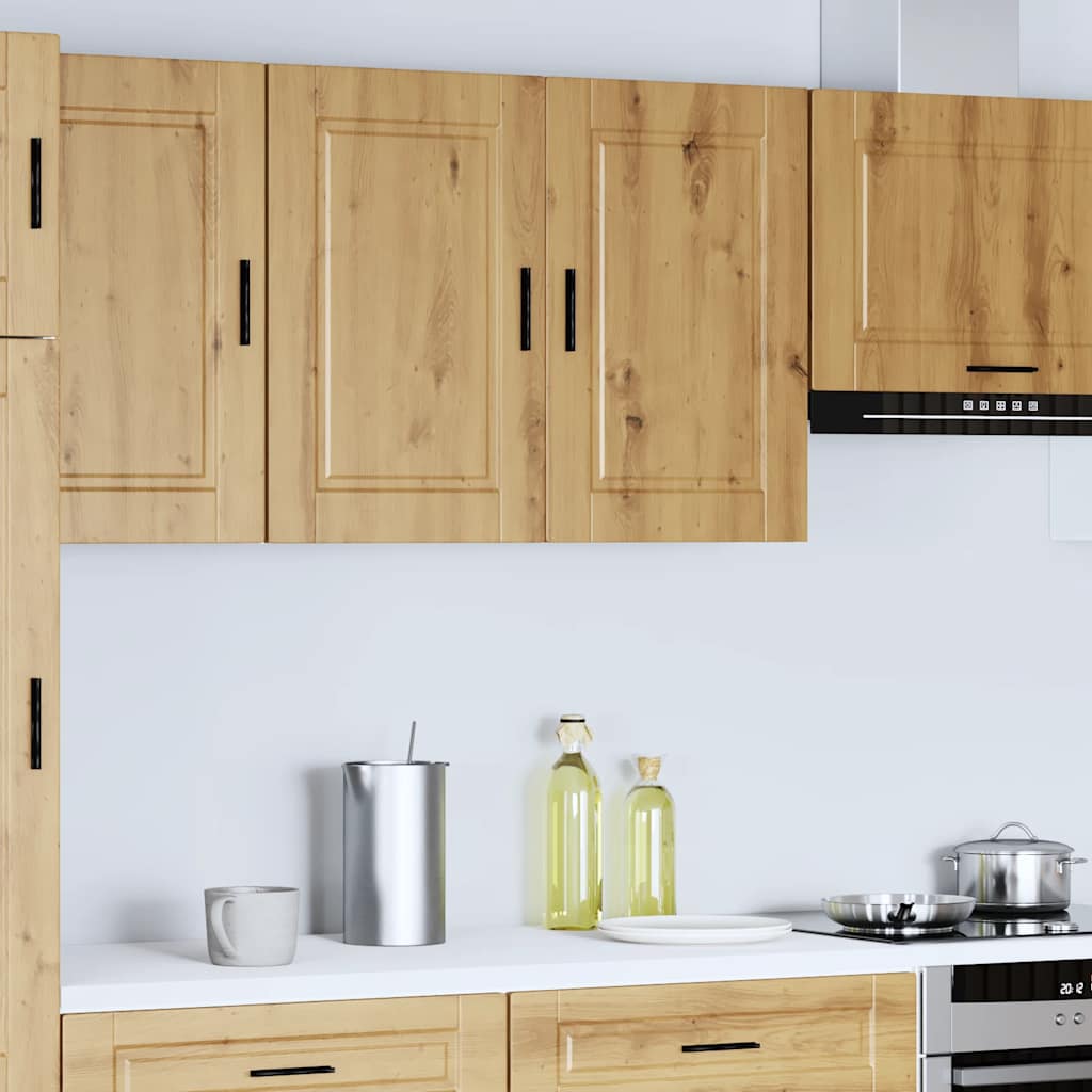 Kitchen Wall Cabinet Porto Artisan Oak Engineered Wood