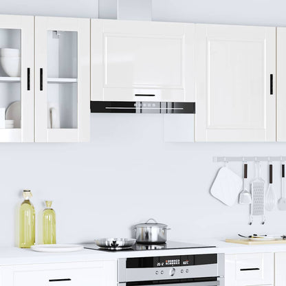 Kitchen Wall Cabinet Porto High Gloss White Engineered Wood