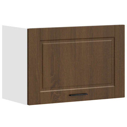 Kitchen Wall Cabinet Porto Brown Oak Engineered Wood