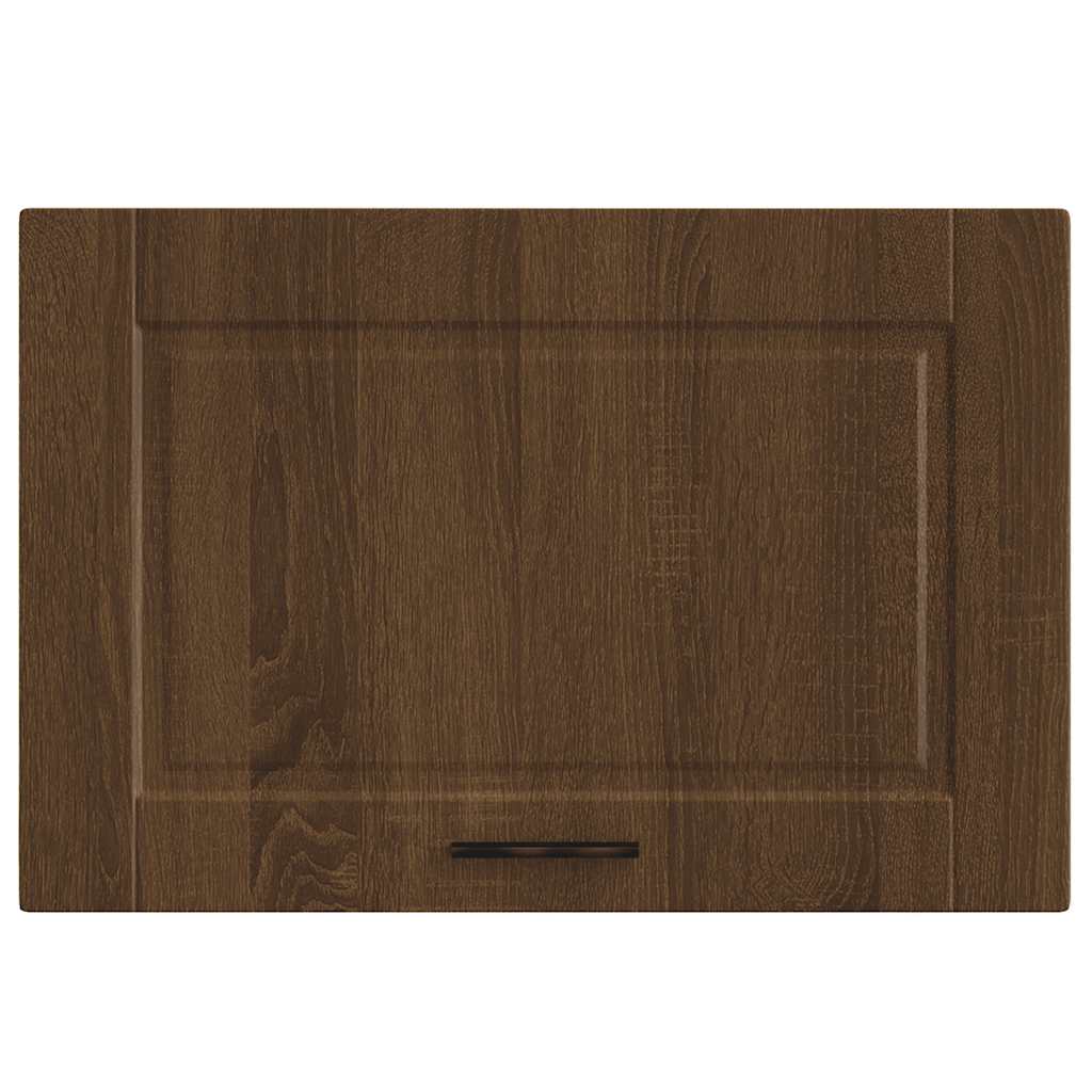 Kitchen Wall Cabinet Porto Brown Oak Engineered Wood