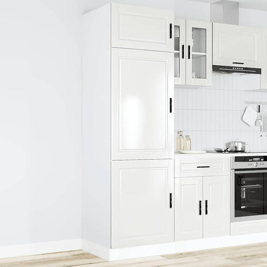 Kitchen Cupboard "Porto" High Gloss White Engineered Wood