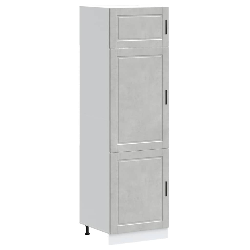 Kitchen Cupboard "Porto" Concrete Grey Engineered Wood