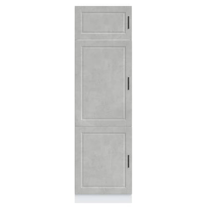 Kitchen Cupboard "Porto" Concrete Grey Engineered Wood