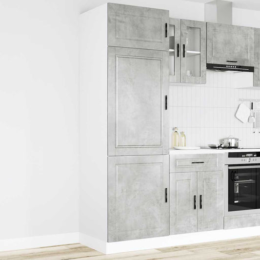 Kitchen Cupboard "Porto" Concrete Grey Engineered Wood