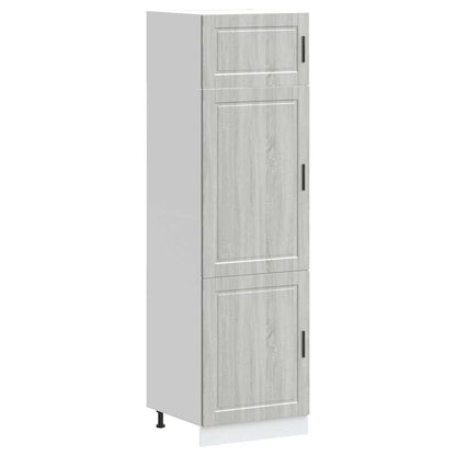 Kitchen Cupboard "Porto" Grey Sonoma Engineered Wood