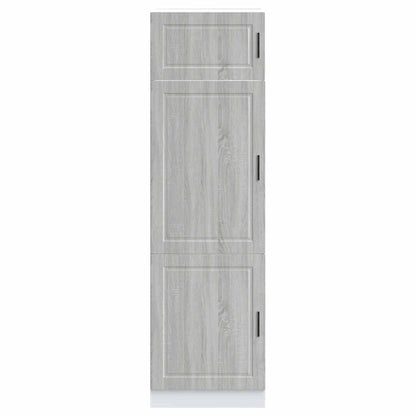 Kitchen Cupboard "Porto" Grey Sonoma Engineered Wood