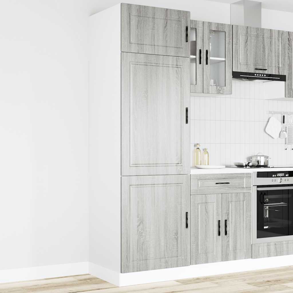 Kitchen Cupboard "Porto" Grey Sonoma Engineered Wood