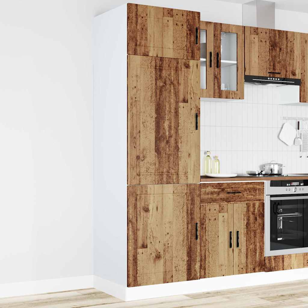 Kitchen Cupboard "Porto" Old Wood Engineered Wood